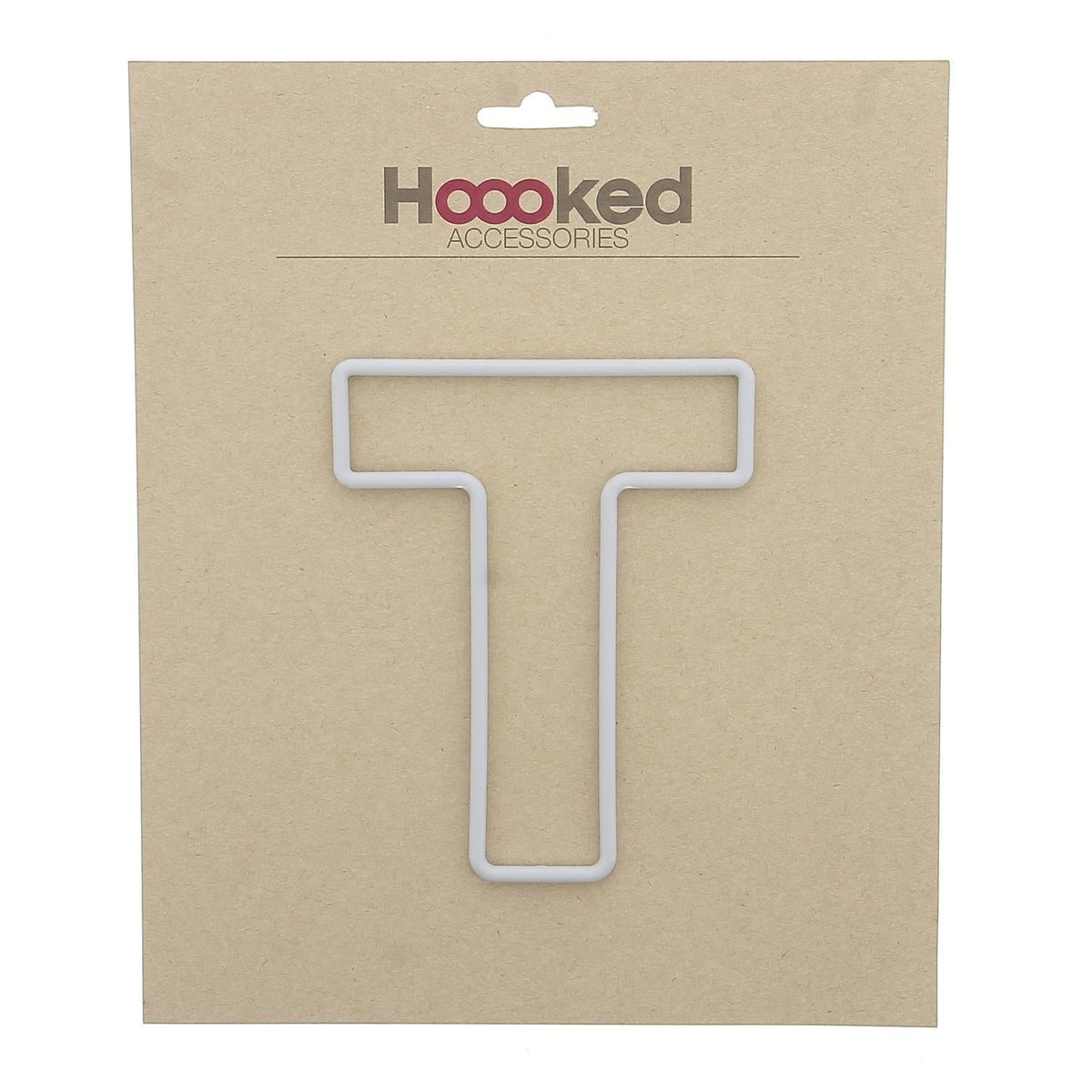 Bokstavramme T - Heklerammer 15 cm - Hoooked Yarn - Garntopia
