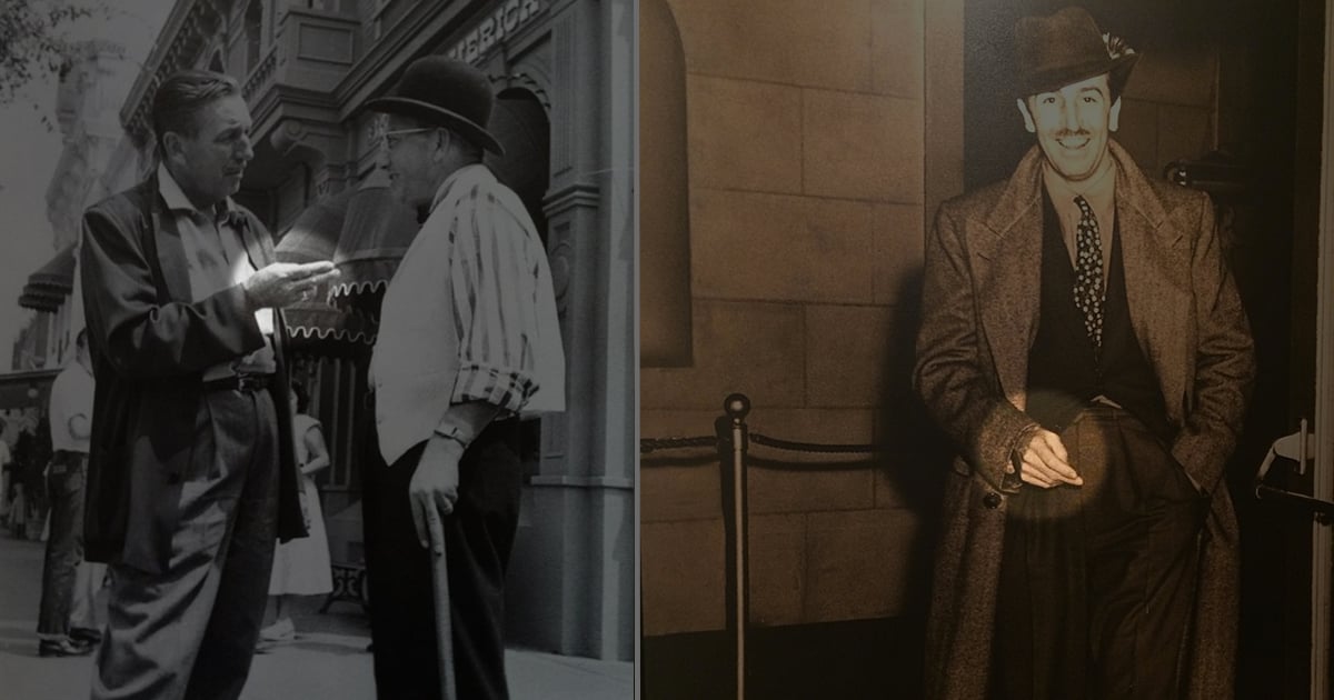 Disneyland Used to Photoshop Out Cigarettes in Portraits of Walt Disney