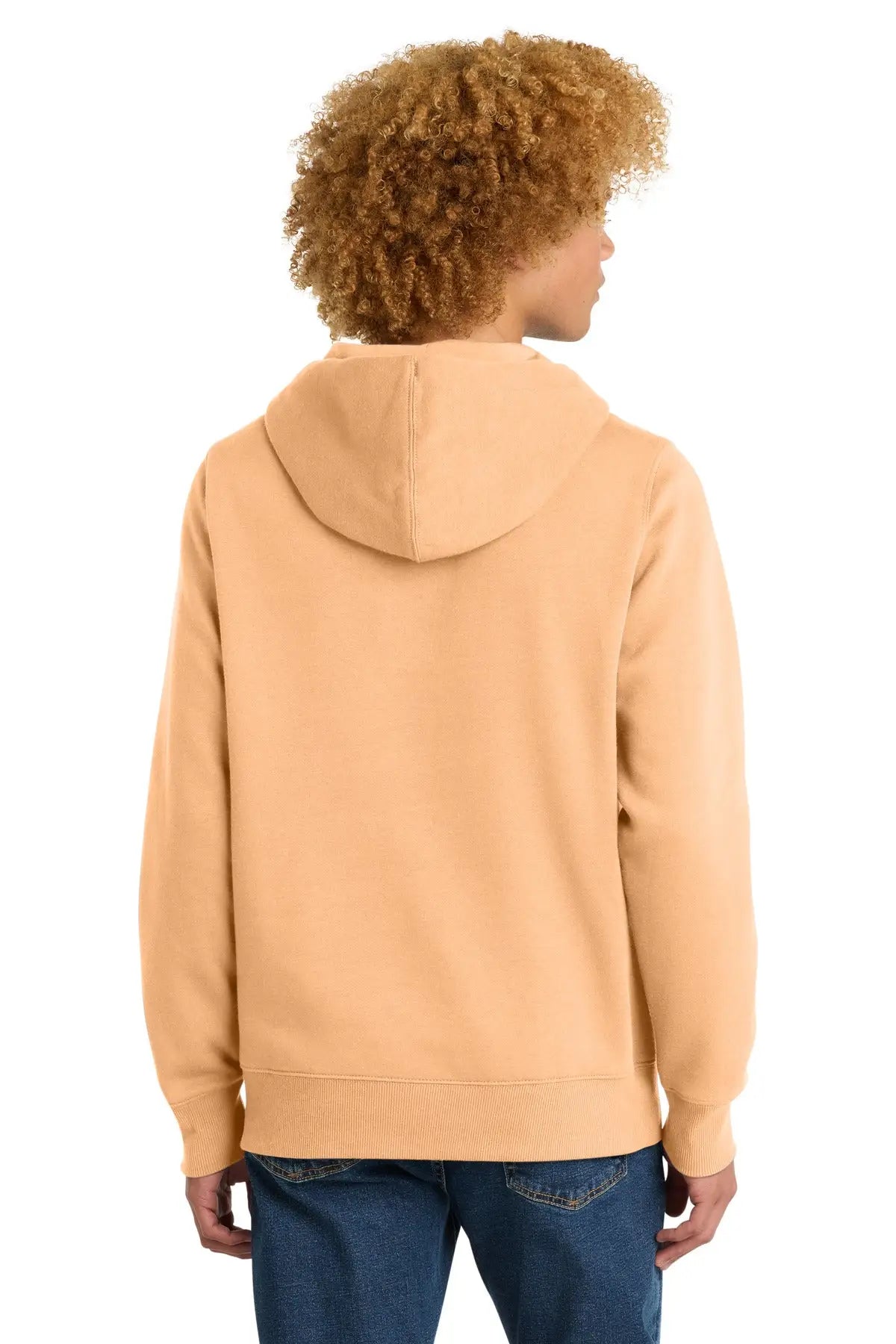 District Dt1101 Perfect Weight Fleece Hoodie - Apricot