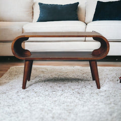 Solid Wood Open Coffee Table Artisan Furniture