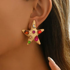 Five Star Rainbow Earrings