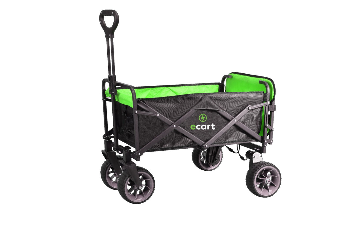 eCart 'Grippy' - Feather Light Electric Camping Trolley / Festival Trolley