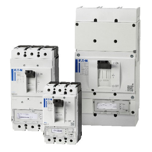 EATON  MCCB, NZM2,3P, DISTRIBUTION, SYSTEM PROTECTION/ THERMO MAGNETIC, 150kA @415VAC(Icu/Ics), 100A, SCREW/LUG