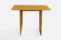 Paul Laszlo, Flip-Top Console, Oak, USA, 1950s