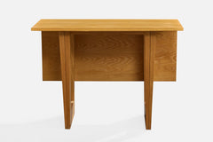 Paul Laszlo, Flip-Top Console, Oak, USA, 1950s