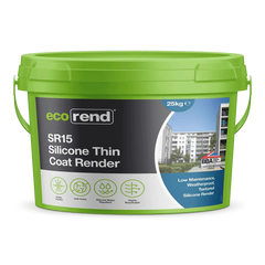 BM007527 Ecorend SR15 Silicone Thin Coat Render - 25kg | Sand Dune Silicone Thin Coat Render