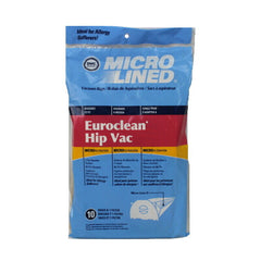 DVC Euroclean Hip Vac Micro Allergen Vacuum Cleaner Bags Made in USA [ 5 Bags ]