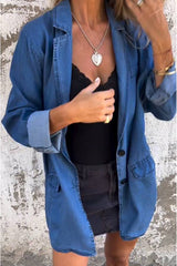 Milagros® | Denim Suit Casual Jacket