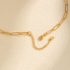 Linked Love Paperclip Necklace