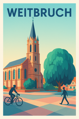 Affiche de Weitbruch - Tranquillité et charme alsacien