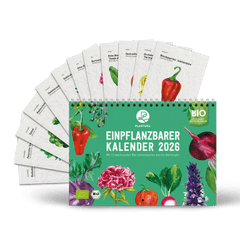Einpflanzbarer Kalender von Plantura
