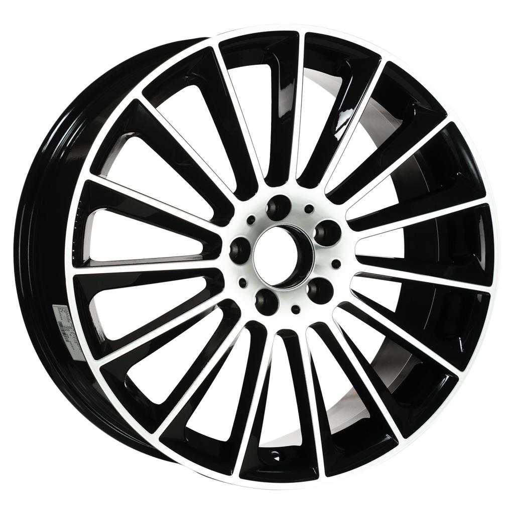 EMR-CA17-18 8.0x19" -5x112 ET45 66.6 Black Polished Jant (4 Adet)