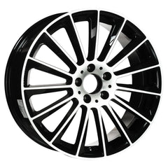 EMR-CA17-18 8.0x19" -5x112 ET45 66.6 Black Polished Jant (4 Adet)