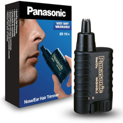 Panasonic ER115 Nose and Ear Hair Trimmer - Wet Dry Rotary Grooming Tool - ER-115-MI