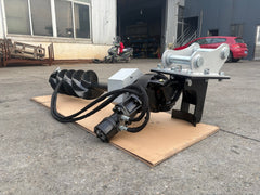 Excavator Post Hole Digger – Hydraulic 10″ Auger Attachment HEPD - with | Sold by Uncle Wiener's Wholesale