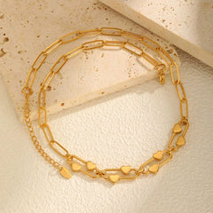 Linked Love Paperclip Necklace