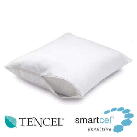 ( Fait au Québec ) Protège-oreiller TENCEL ( 100% écologique ) - protege oreiller Zenima - $24.99! Literie-Déco et moi