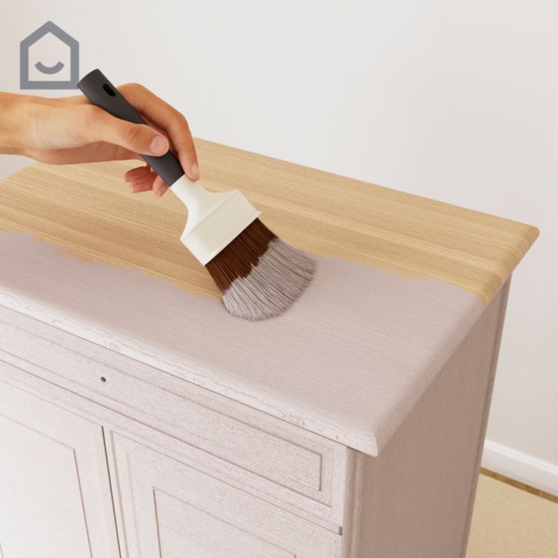 GoodHome Reno mat hvid møbelrenoveringsmaling 125 ml