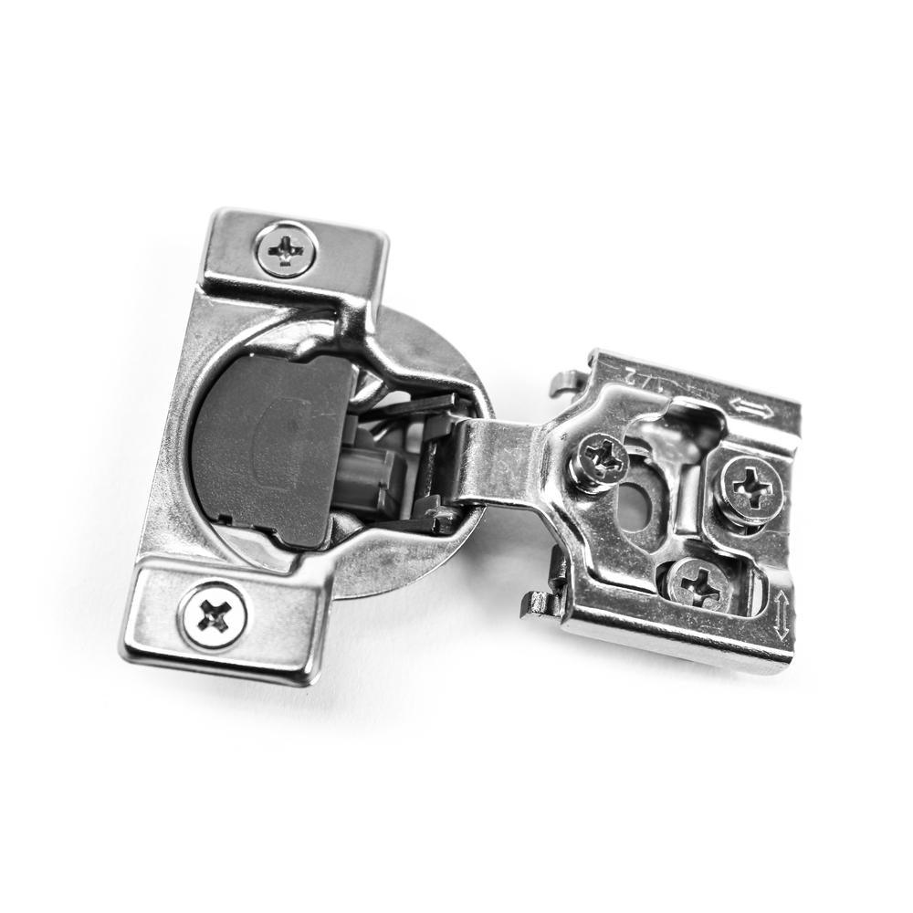 105¬∞ 1/2 in. (35 mm) Overlay with Dowel, Soft Close Face Frame Cabinet Hinges with Installation Screws (30-Pairs) - Super Arbor