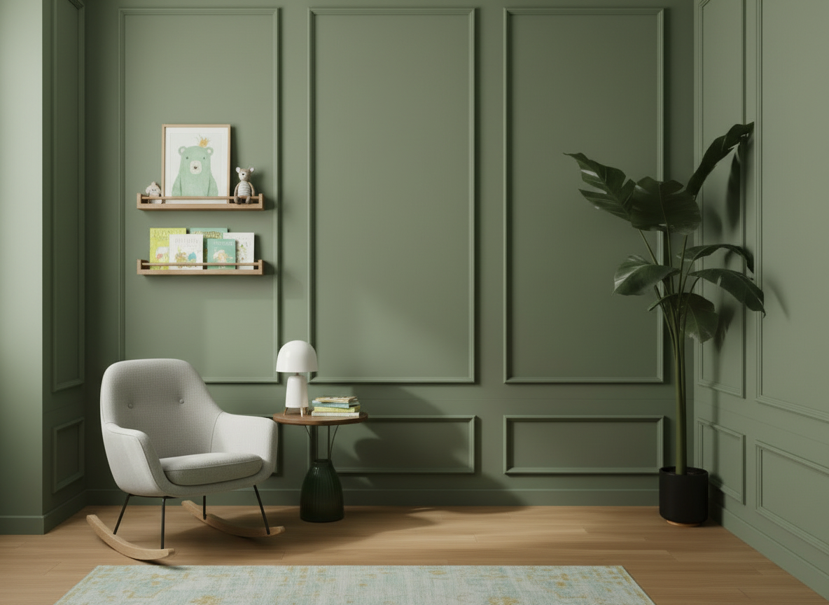 Pre-Cut Wall Paneling Kit | Wall Trim & Wainscoting | Minimalist 3 Panel Accent Wall Molding