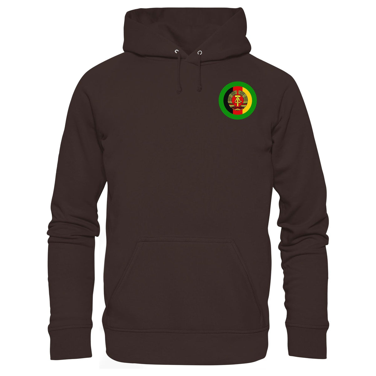 DDR Ostalgie Kapuze / Hoodie Unisex • NVA GRENZTRUPPEN - BRUST BADGE