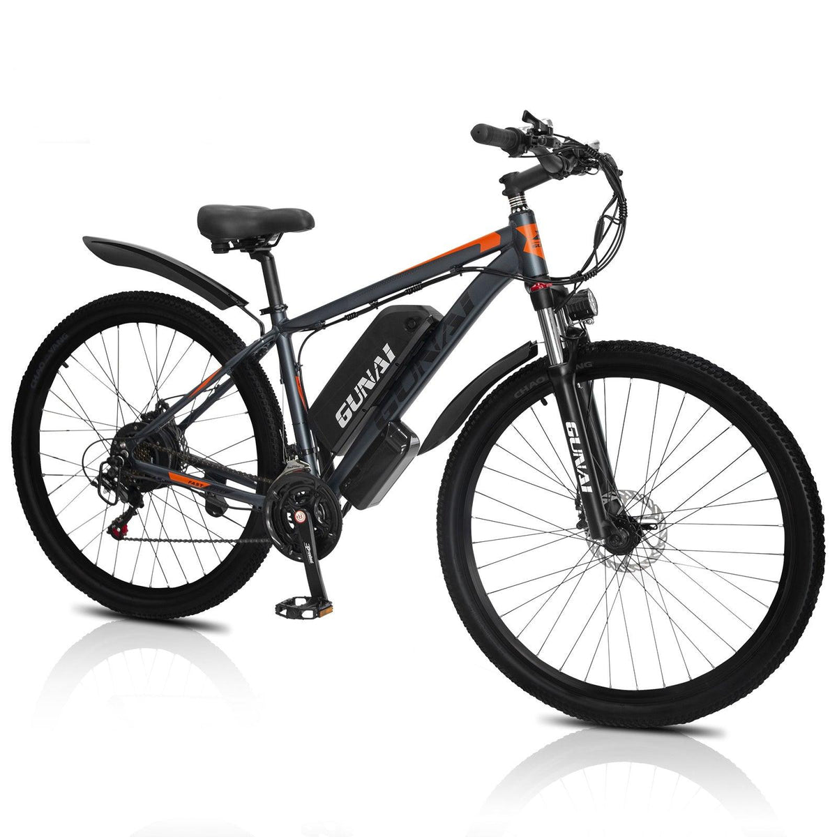 GUNAI GN29 Electric Bike for Adult 29 Inch with 750W Motor 48V 15AH Electric Mountain Bike 21 Speed - GUNAI