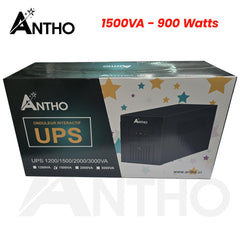 ONDULEUR 1500VA - 900W - 12V7A - 3 PRISES - FR - 50HZ - 230VAC - 1500 VA