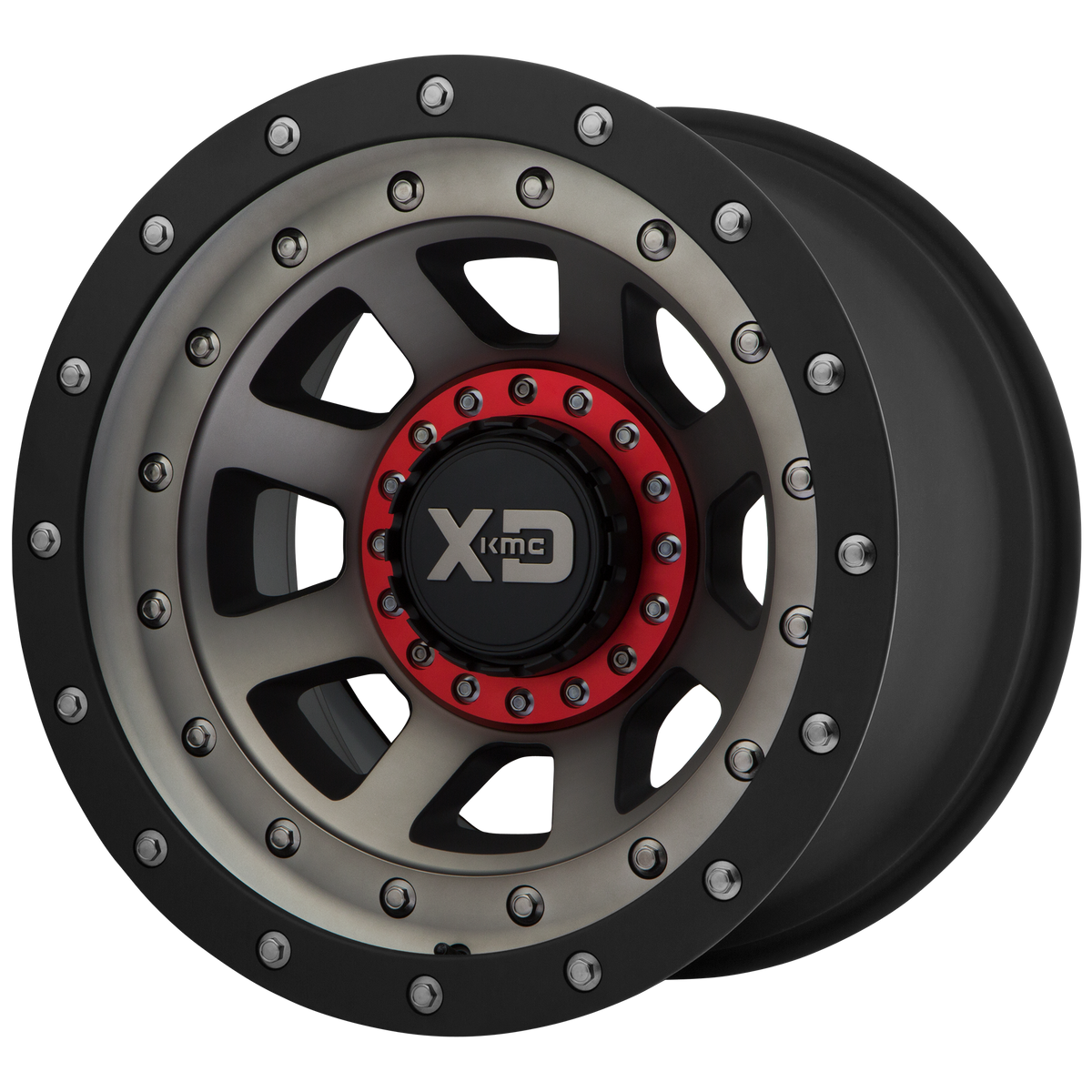 FMJ 16x8 Blank SATIN BLACK W/ DARK TINT (-6 mm) - Tires and Engine Performance