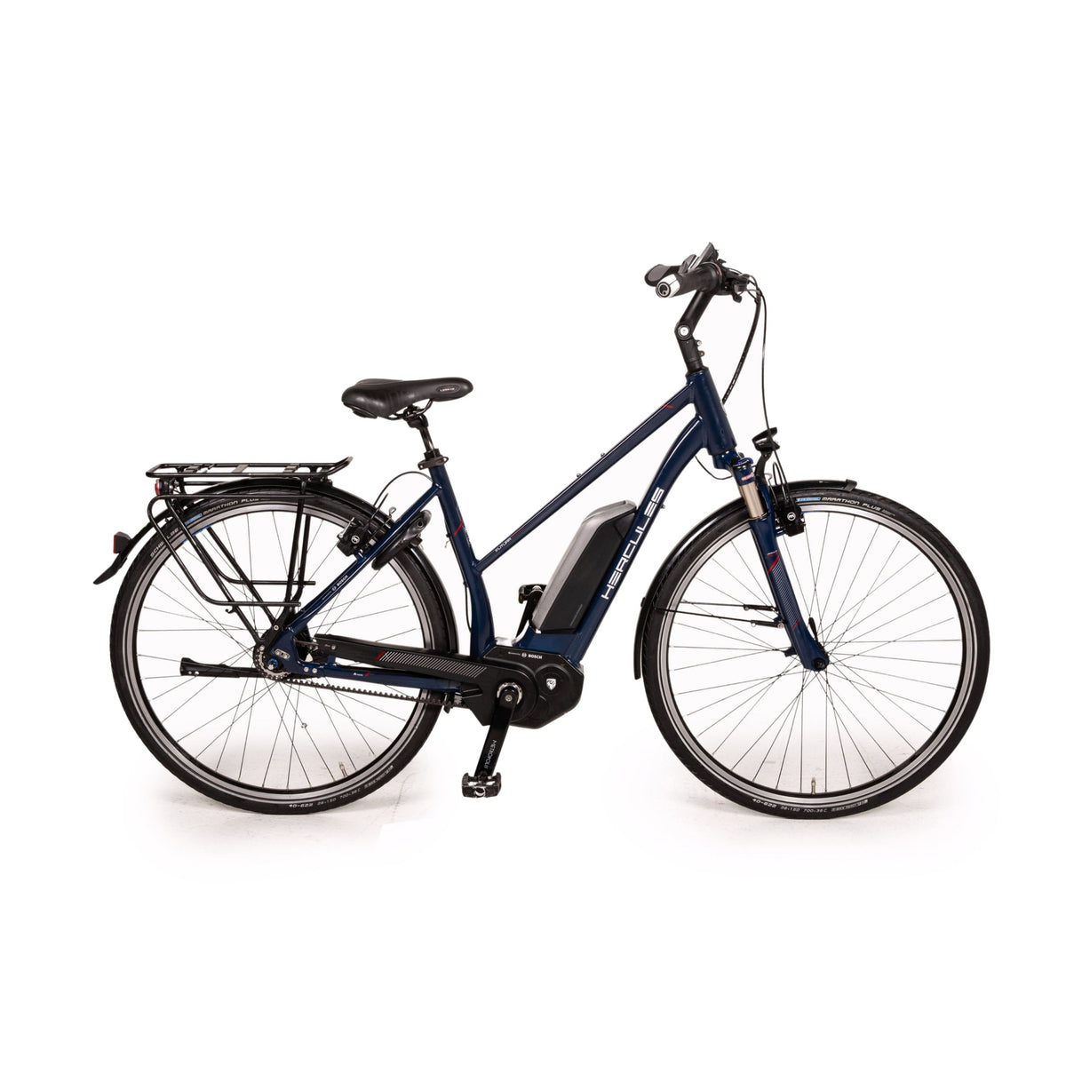 Hercules FUTURA R8 GATES 500 2016 E-City Bike RH 50cm 28" Blau Fahrrad