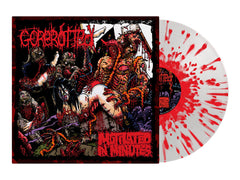 GOREROTTED - Mutilated In Minutes LP (Clear/Red Splatter Vinyl)