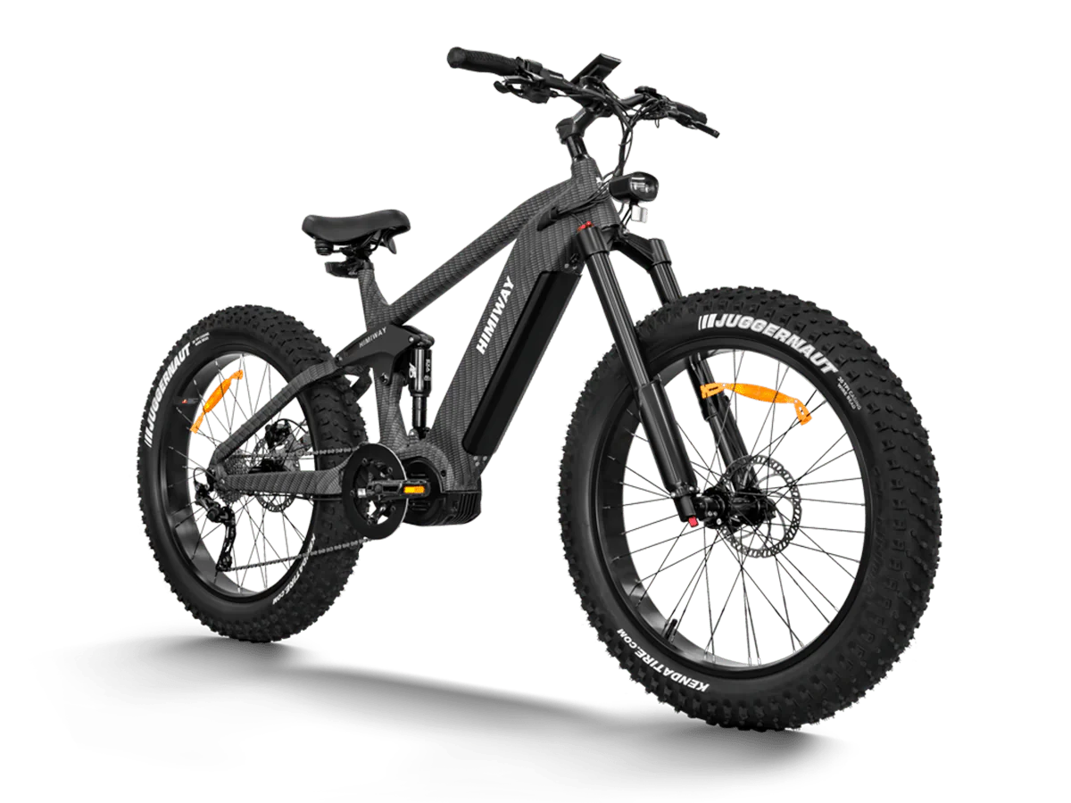 HIMIWAY Cobra PRO 1000 w Step Over Ebike 26x4.8 Fat Electric Fat Tire Mountain eBike - Mountain eBike - HIMIW|MOUNT|BLACK|0175 eBike Super Shop