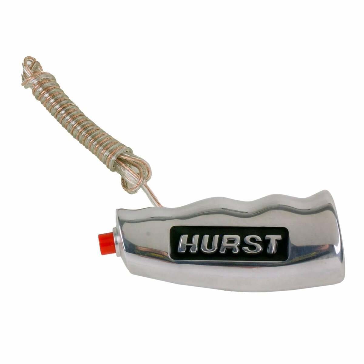 Hurst Universal T-Handle - Polished with 12V Switch - 1530011 polished aluminum manual transmission