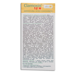 Clamoxin 12 Hrs Pediatrico, Amoxicilina, Ácido Clavulánico, 40 ml Suspensión