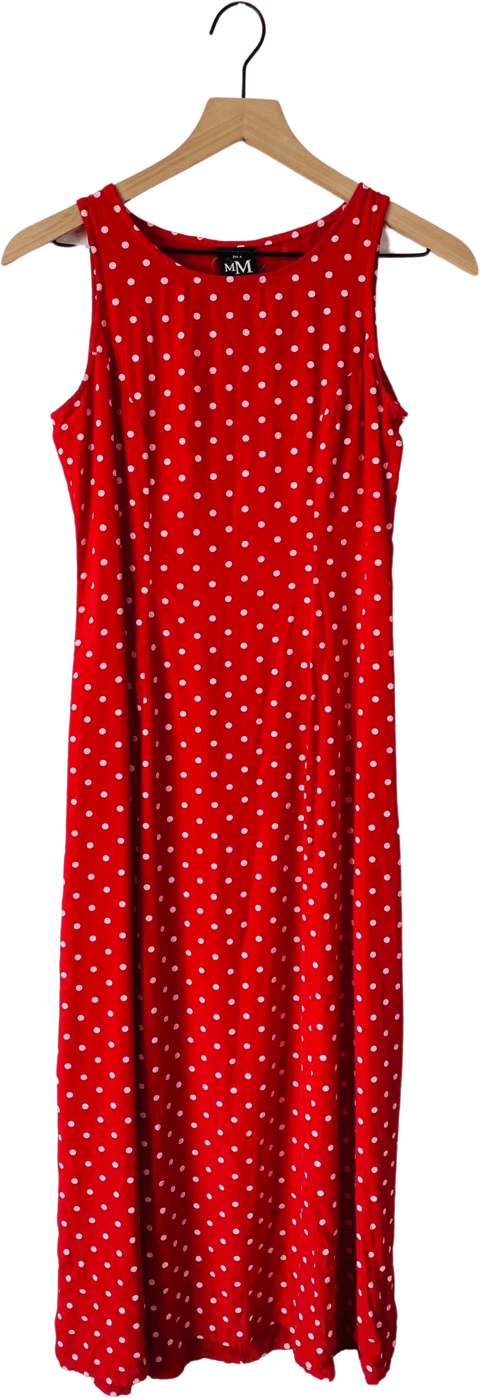 80’s Red Polka Dot Midi Dress by My Michelle