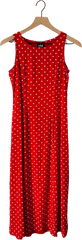 80’s Red Polka Dot Midi Dress by My Michelle
