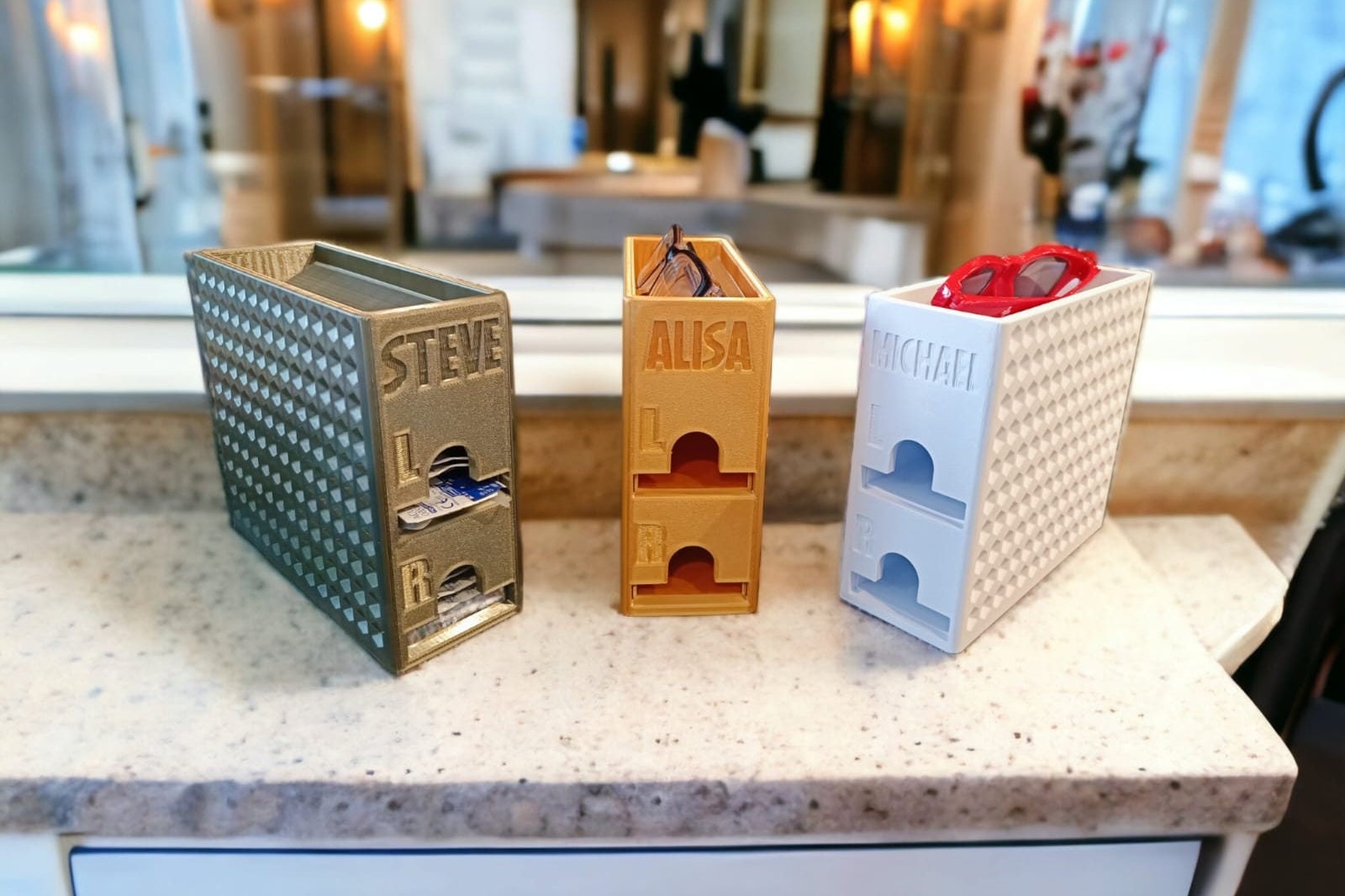 Kontaktlinsenspender, Kontaktlinsenbehälter, Tageslinsenspender, Kontaktlinsen aufbewahren, Brillenablage, Geschenk für Freund