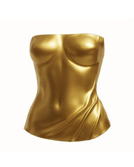 Matte Golden Corset Athens