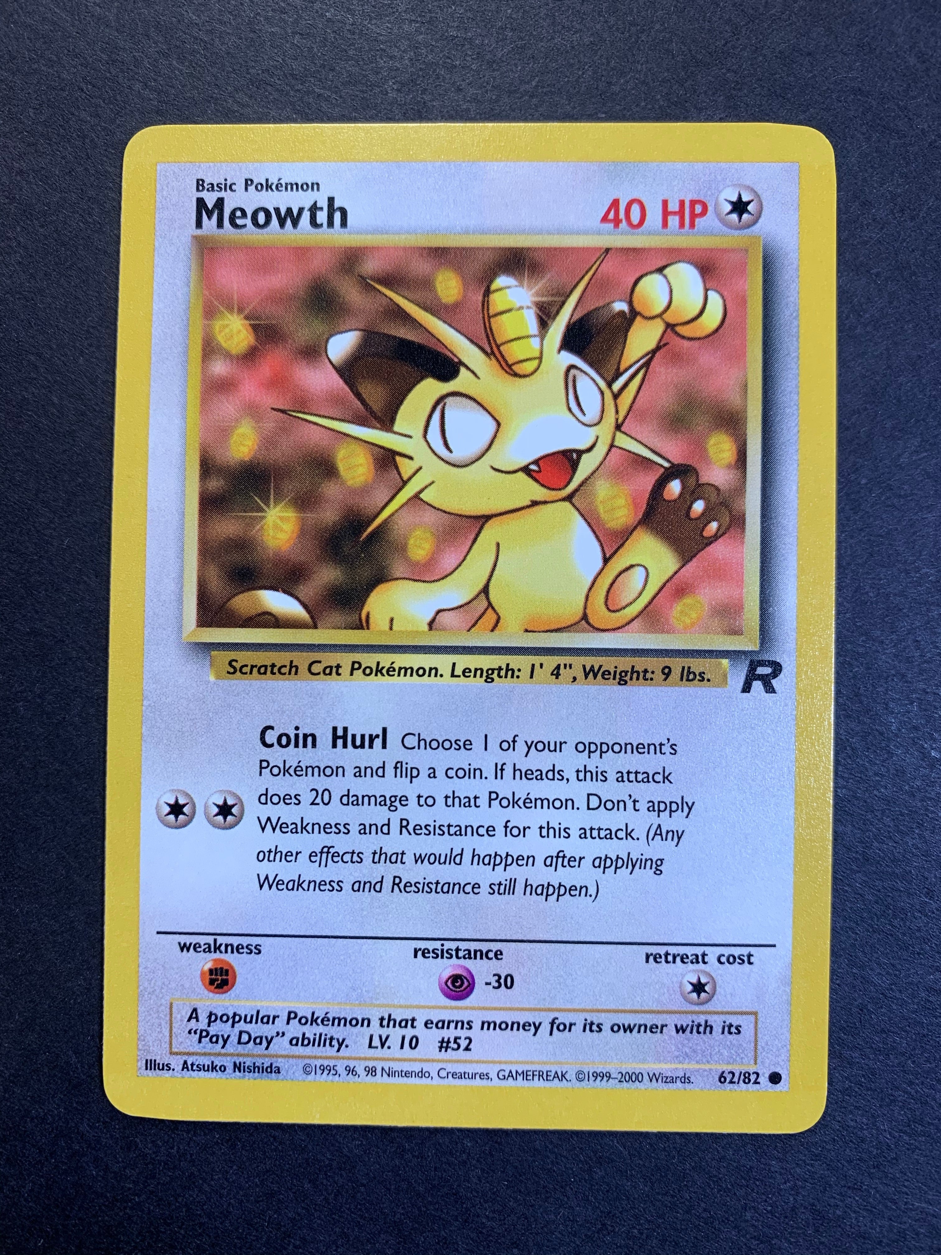 Meowth - 62/82 Team Rocket Set