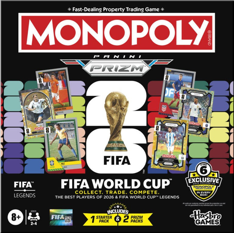 Monopoly Panini Prizm : FIFA World Cup Edition — Jeu de base - cartes à collectionner | AdventureBox