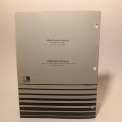 White Roto Boss 800 Parts catalog & Instruction manual