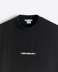 ZARA TAROT © NAIPES HERACLIO FOURNIER T-SHIRT IN BLACK