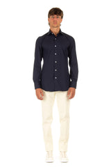 Finamore Camicia sartoriale in popeline stretch linea milano ML-ZNPS-Z 010998 C0033 11