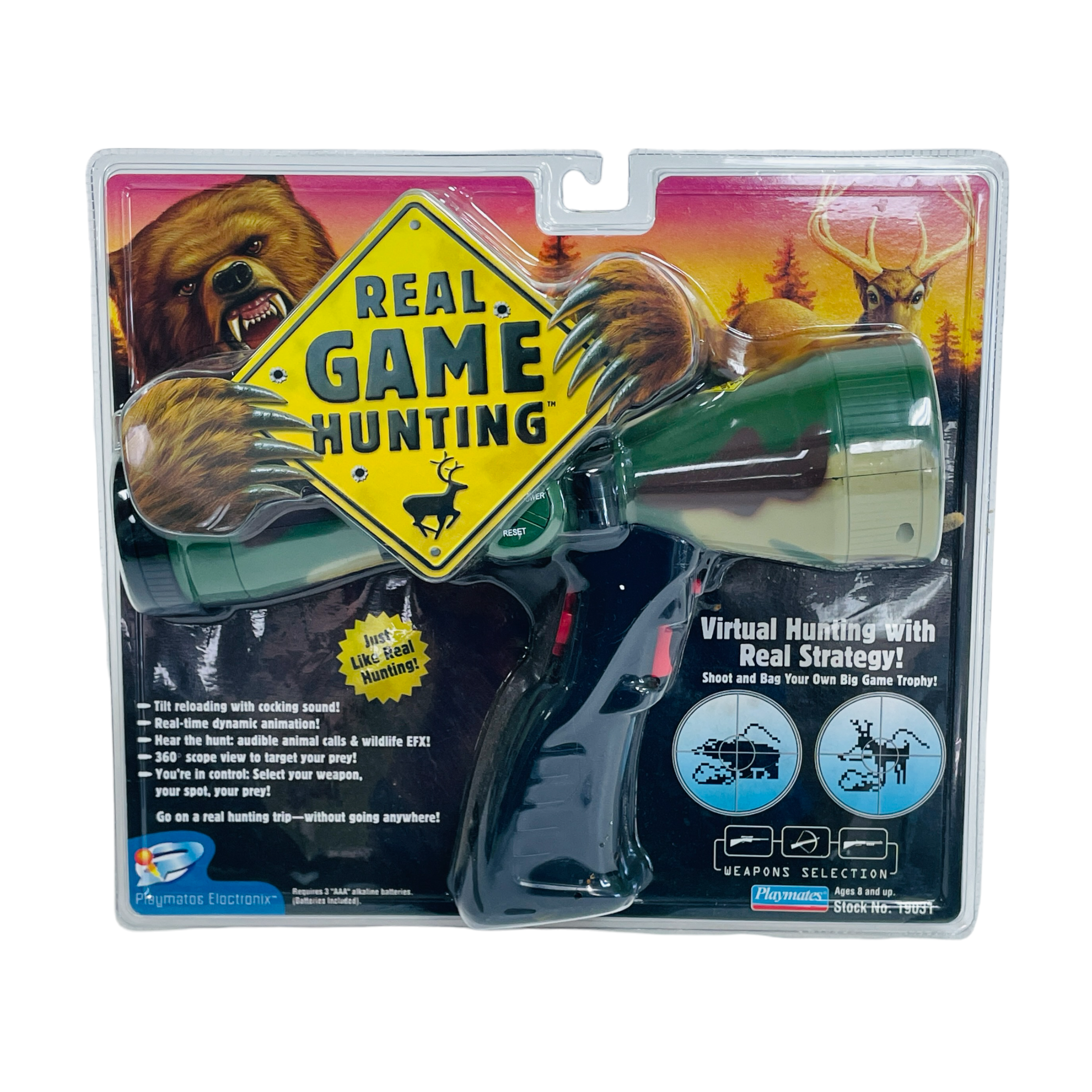 Playmates Electronix Real Game Hunting Electronic Handheld Game