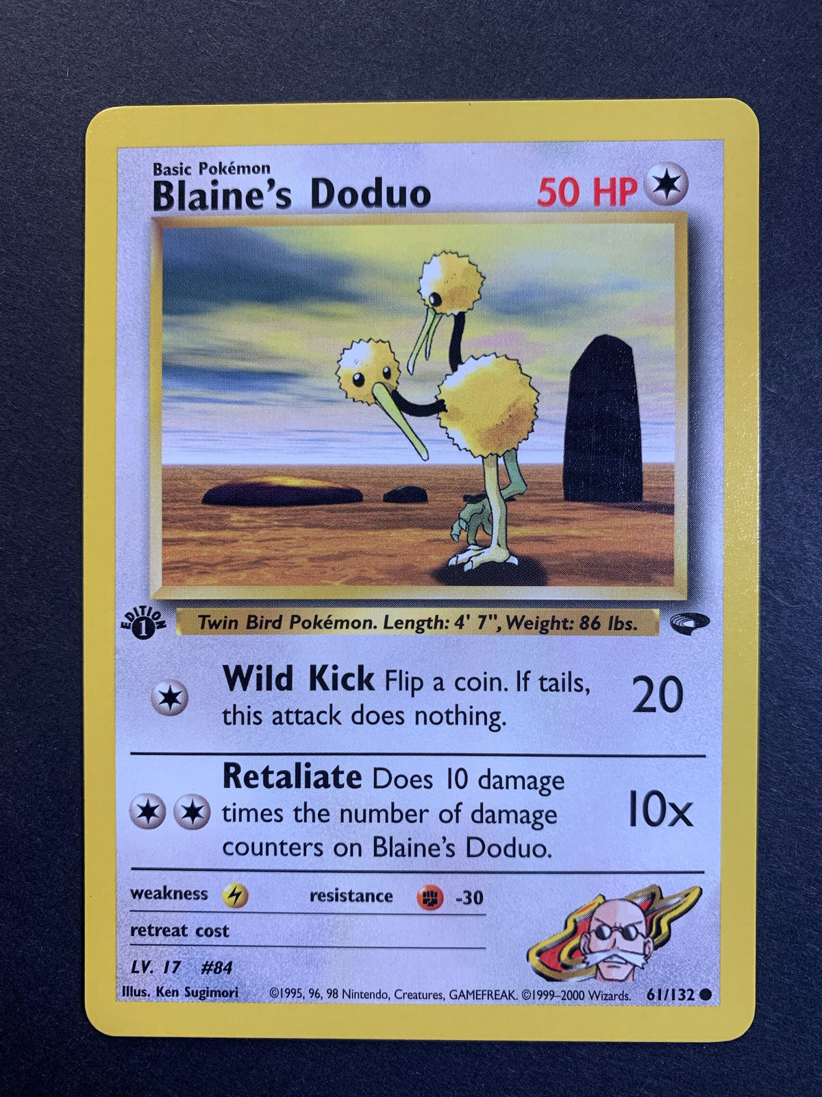 Blaine’s Doduo 1st Edition - 61/132 Gym Challenge