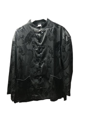 Black Dragon Embellished Chinese Jacket