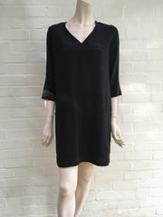Chloé Chloe Black Shift Mini Phoebe Philo Dress Size F 34 US 2 UK 6 XS ladies