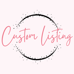Custom Listing For Heather Parro