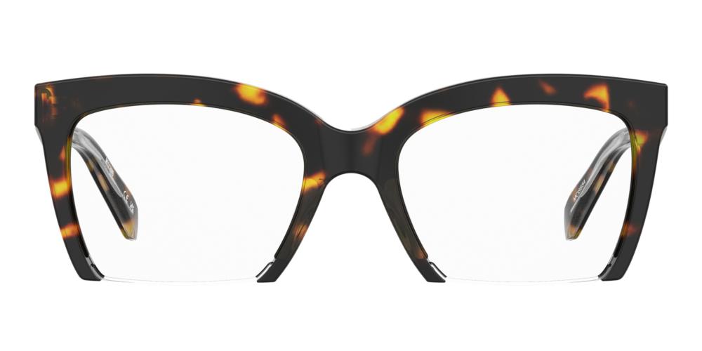 Moschino MOS654 women Havana Cat Eye Eyeglasses