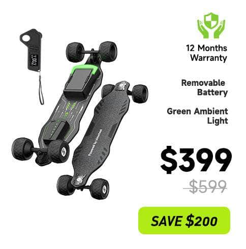 iSinwheel Official Store V8 isinwheel V8 Electric Skateboard with Portable Removable Battery & Remote Control
