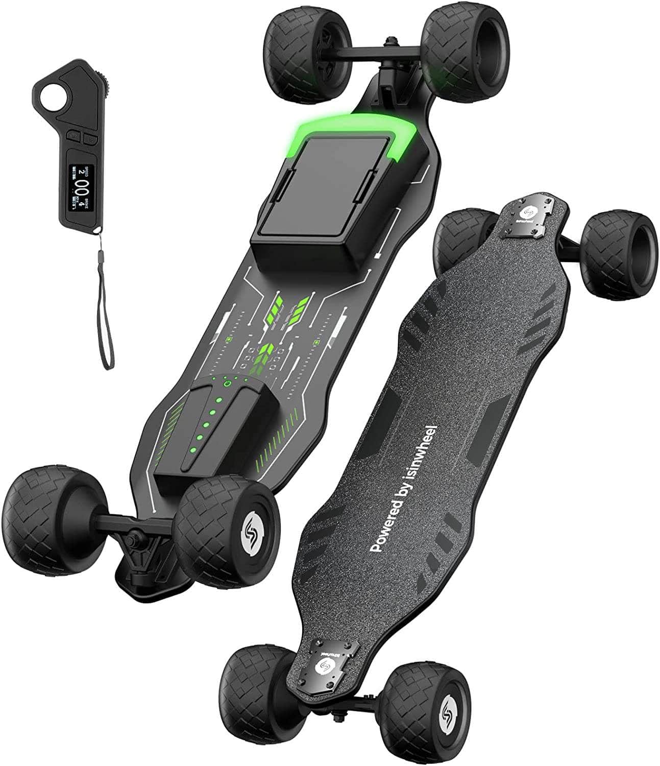 iSinwheel Official Store V8 isinwheel V8 Electric Skateboard with Portable Removable Battery & Remote Control